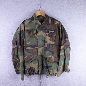 Boys M-65 Cold Weather Field Coat Camouflage Jacket Size‎ 12-14 Large Woodland